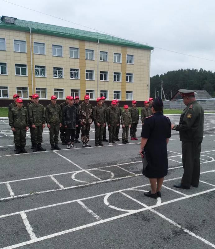 В Шадринске проходят военно-полевые сборы «Авангард» 