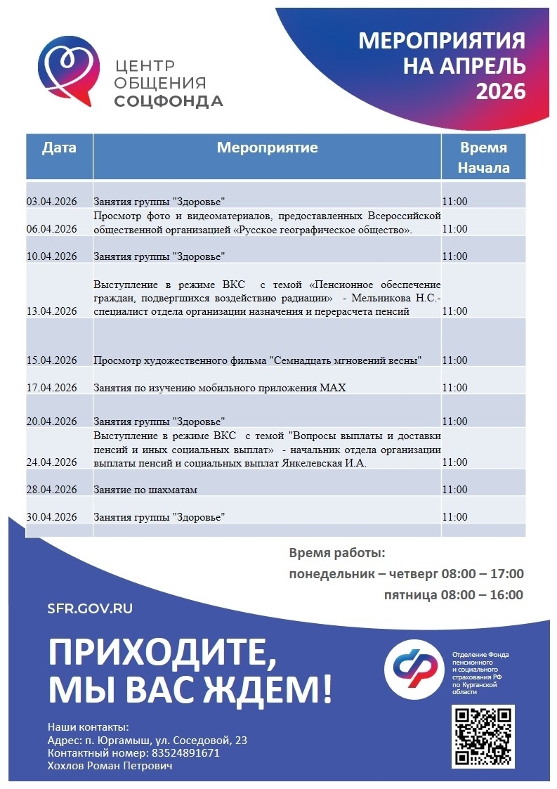 ВЕСНА — ВРЕМЯ ДЛЯ ОБЩЕНИЯ И НОВЫХ ВПЕЧАТЛЕНИЙ!