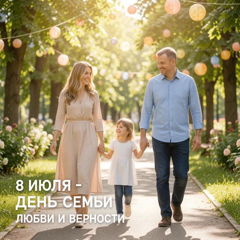 ПОЗДРАВЛЕНИЕ С ДНЕМ СЕМЬИ, ЛЮБВИ И ВЕРНОСТИ