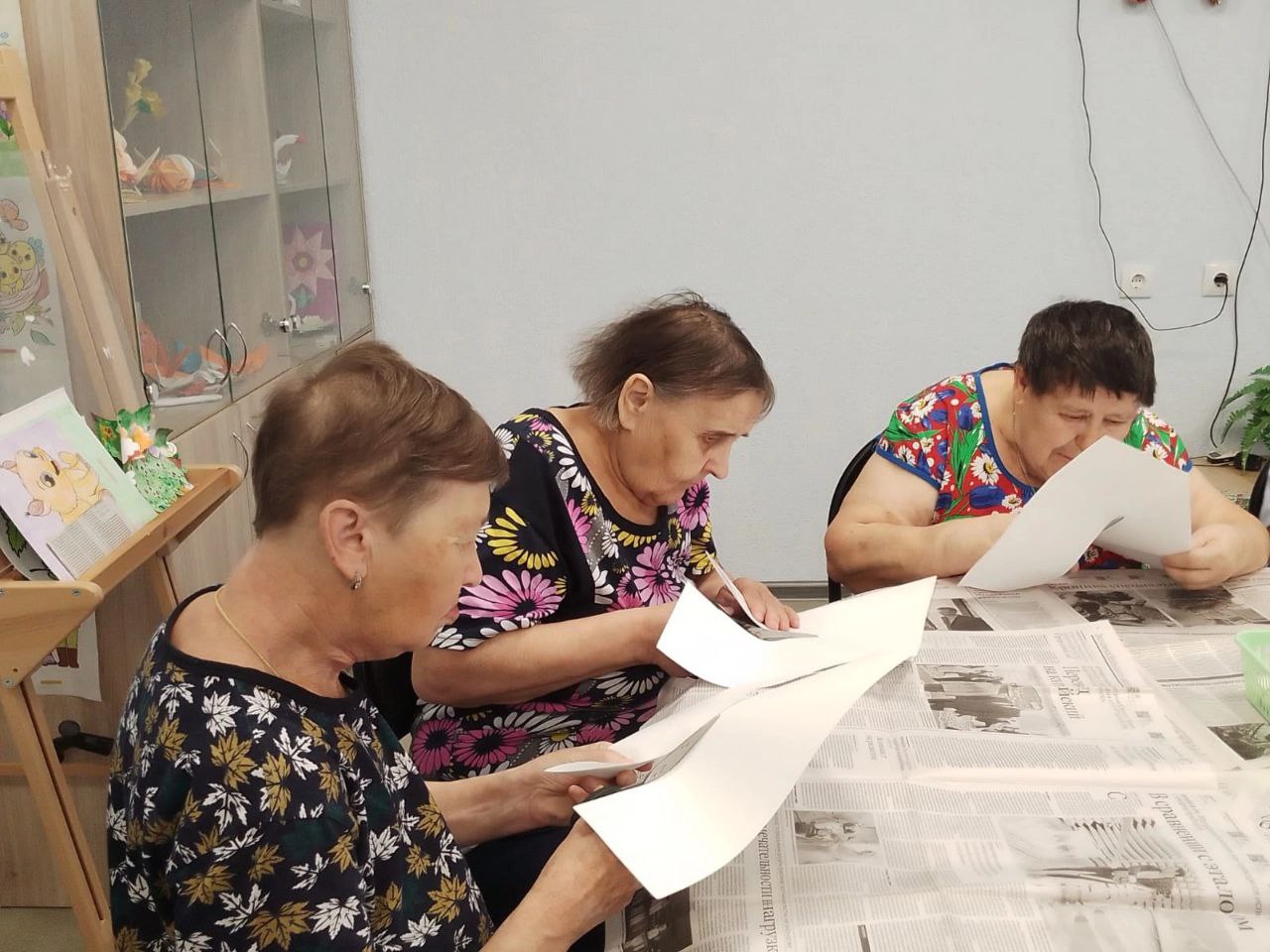 ТВОРЧЕСКИЙ МАСТЕР–КЛАСС В НОВОМ КОРПУСЕ ГЕРОНТОЛОГИЧЕСКОГО ЦЕНТРА «СПУТНИК»