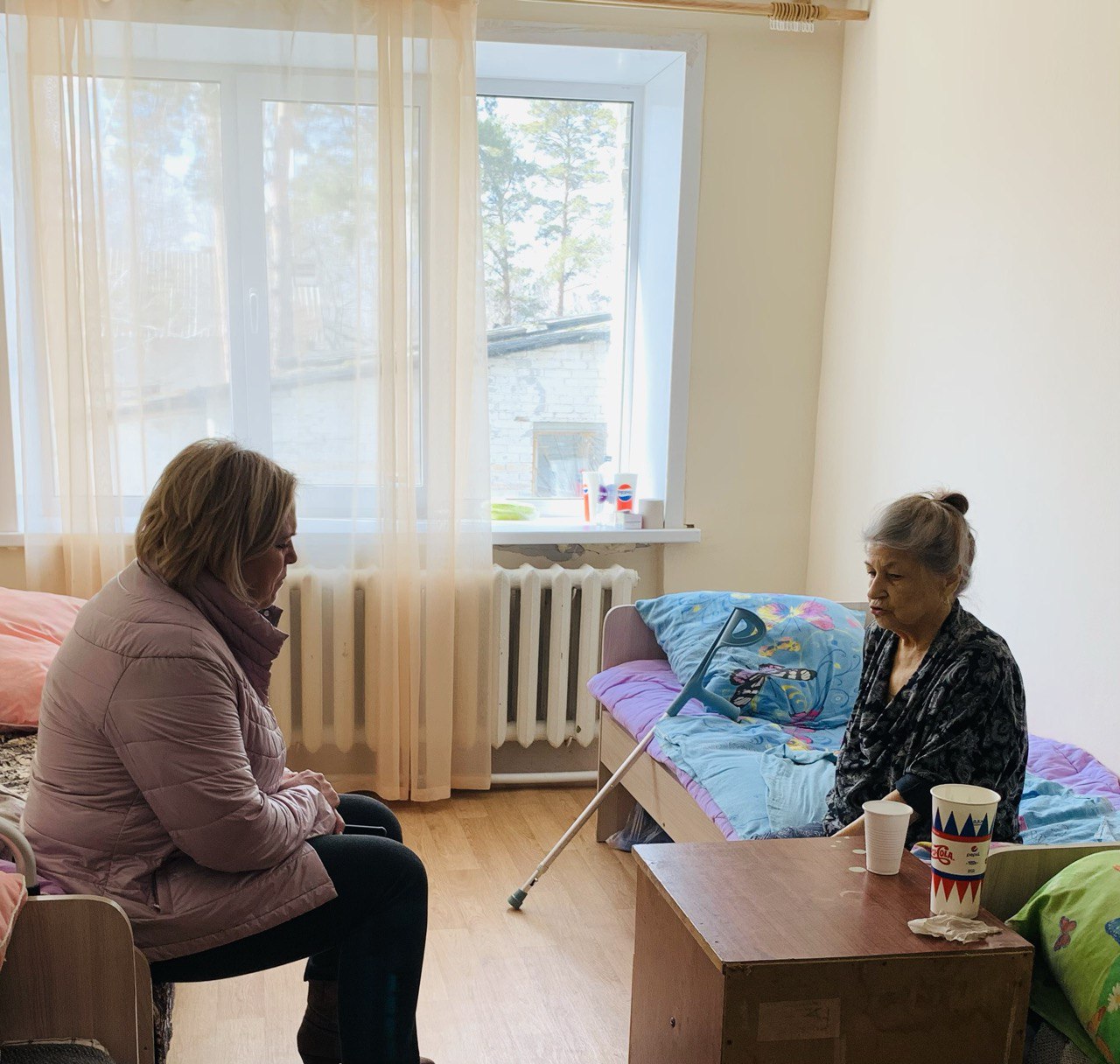 ЗАМЕСТИТЕЛЬ НАЧАЛЬНИКА ГЛАВНОГО УПРАВЛЕНИЯ СОЦИАЛЬНОЙ ЗАЩИТЫ НАСЕЛЕНИЯ КУРГАНСКОЙ ОБЛАСТИ  ВМЕСТЕ С УПОЛНОМОЧЕНЫМ ПО ПРАВАМ ЧЕЛОВЕКА КУРГАНСКОЙ ОБЛАСТИ ПОСЕТИЛИ ПУНКТ ВРЕМЕННОГО РАЗМЕЩЕНИЯ ПОСТРАДАВШИХ ОТ ПАВОДКА
