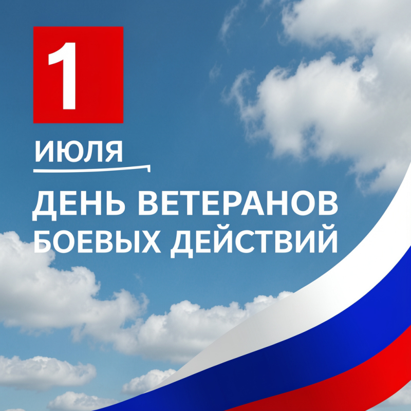 С ДНЁМ ВЕТЕРАНОВ БОЕВЫХ ДЕЙСТВИЙ!