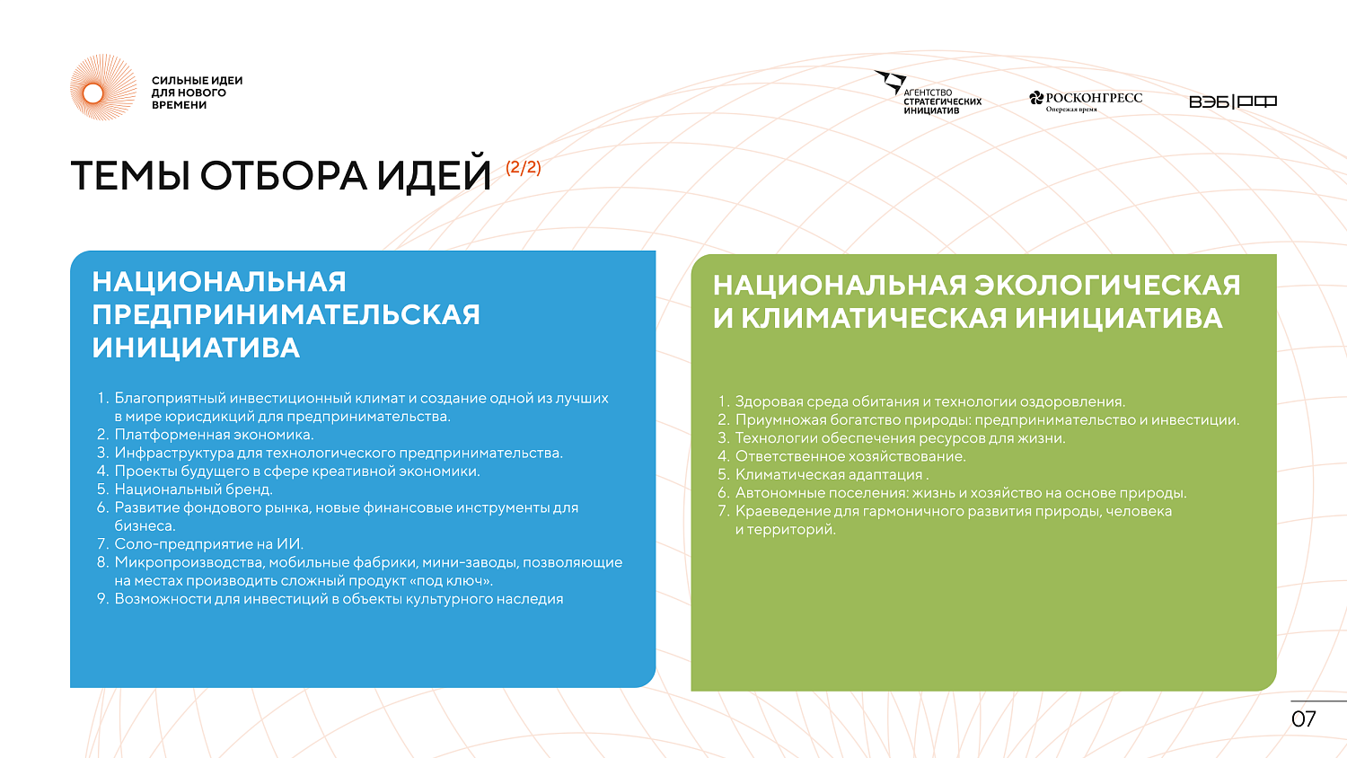 ПРИМИТЕ УЧАСТИЕ В ФОРУМЕ «СИЛЬНЫЕ ИДЕИ ДЛЯ НОВОГО ВРЕМЕНИ»!