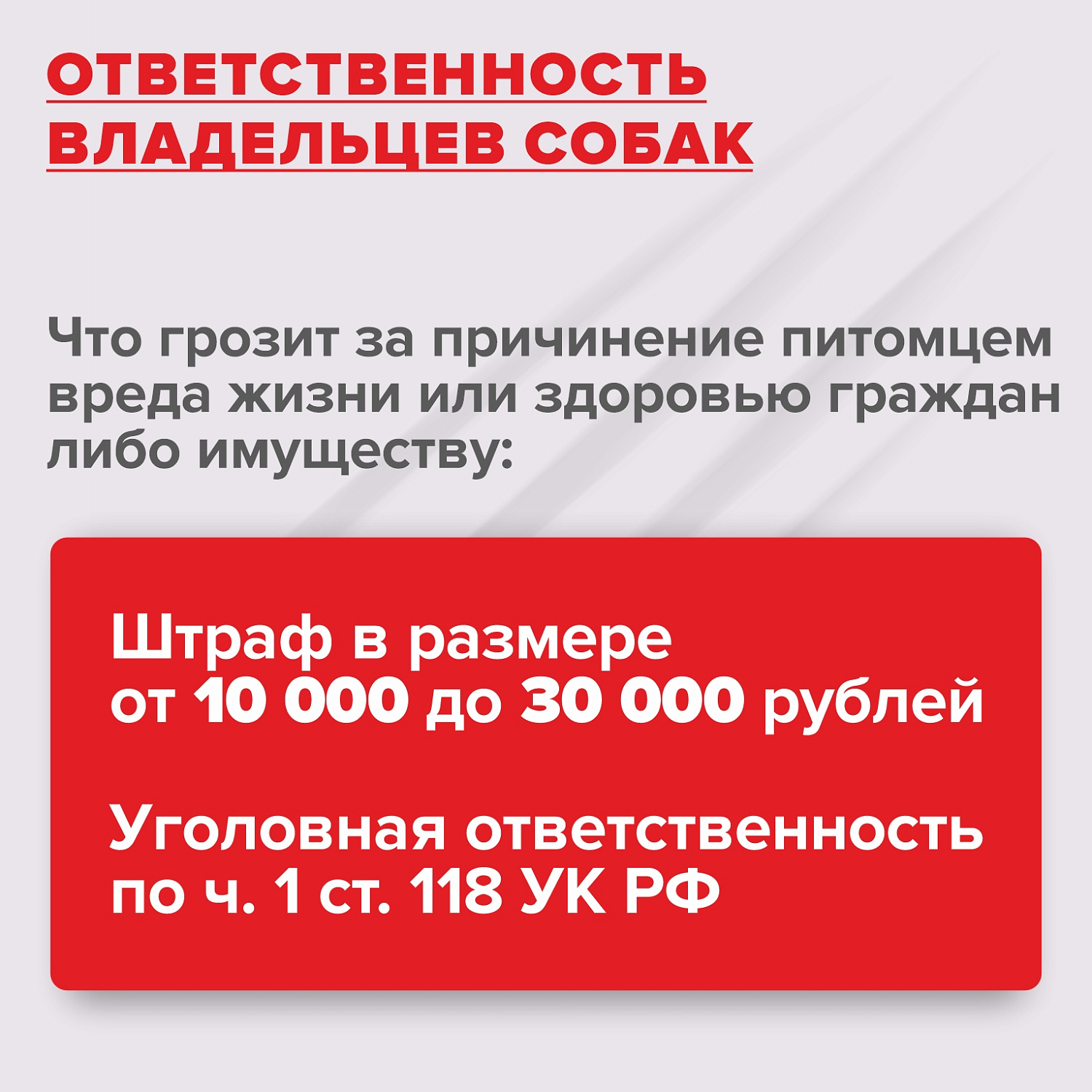 САМОВОЛЬНО ГУЛЯЮЩИЕ СОБАКИ ПРЕДСТАВЛЯЮТ ОПАСНОСТЬ!
